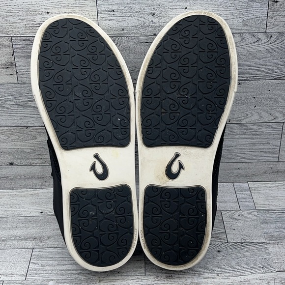 OluKai Pehuea Black Mesh Low Top Slip On Casual Sneaker Shoes Women Size‎ 8.5 - Picture 7 of 10